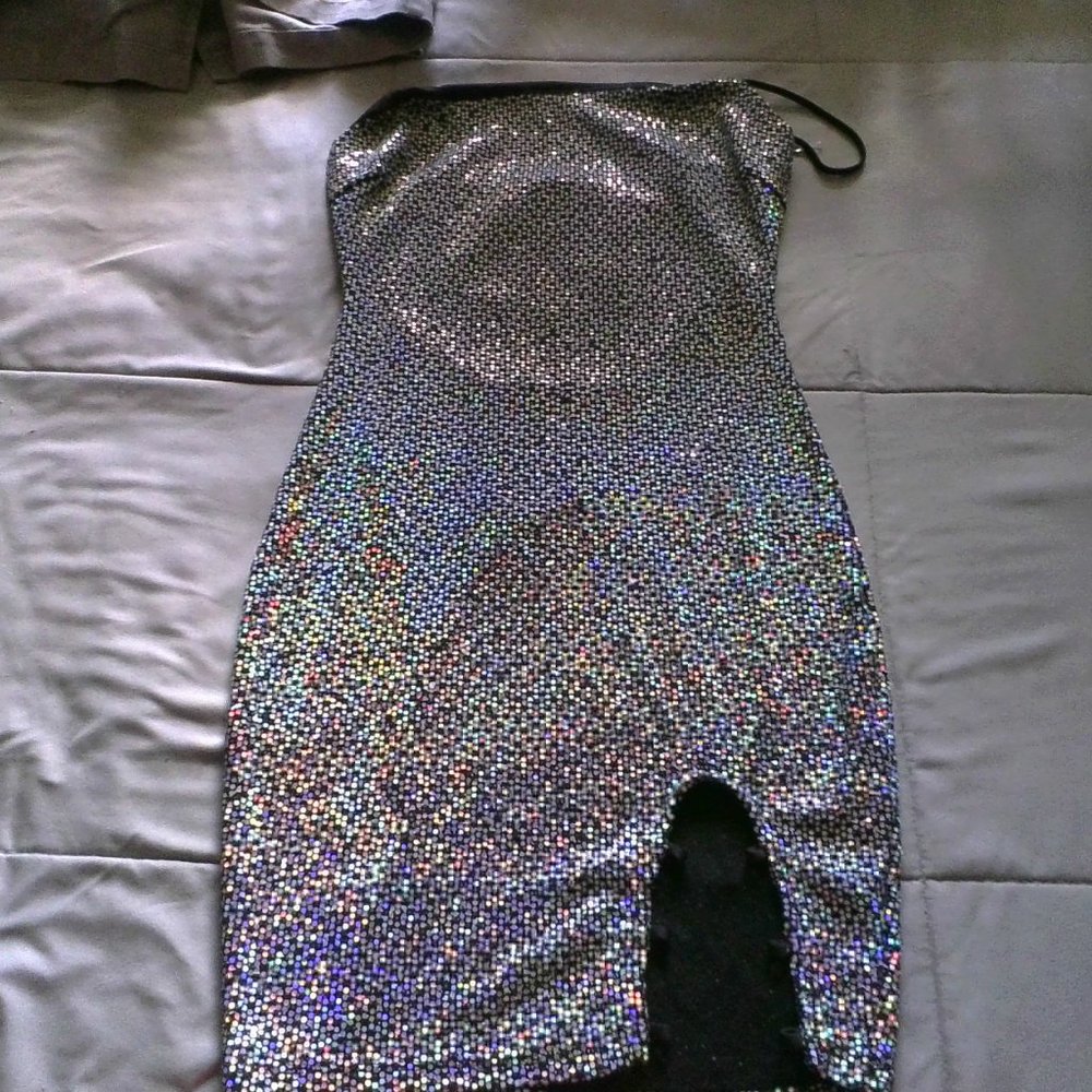 skinney colorful dress